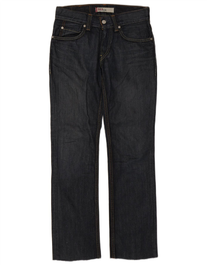 Levi's ženske 511 uske traperice W30 L30 tamnoplavi pamuk