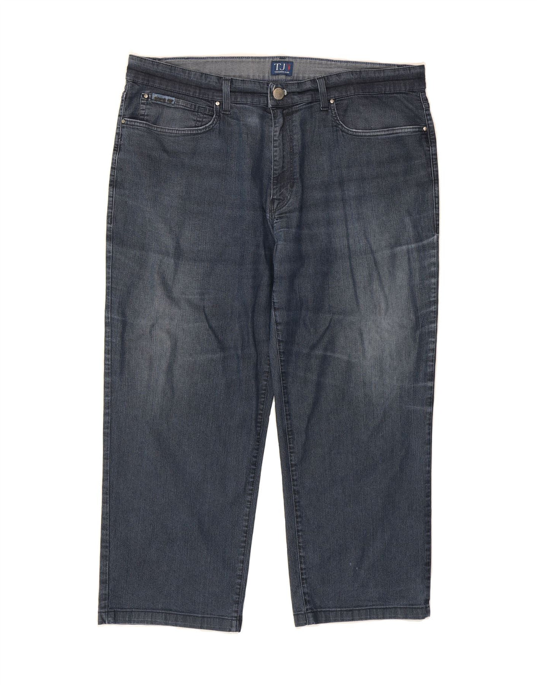 TRUSSARDI Womens Cropped Jeans W42 L25 Blue Vintage Trussardi and Second-Hand Trussardi from Messina Hembry 
