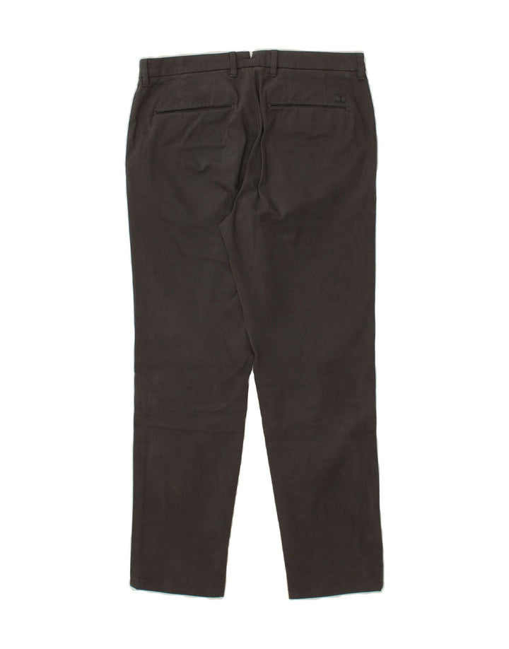 TRUSSARDI Mens Slim Chino Trousers IT 48 Medium W32 L29 Grey Vintage Trussardi and Second-Hand Trussardi from Messina Hembry 