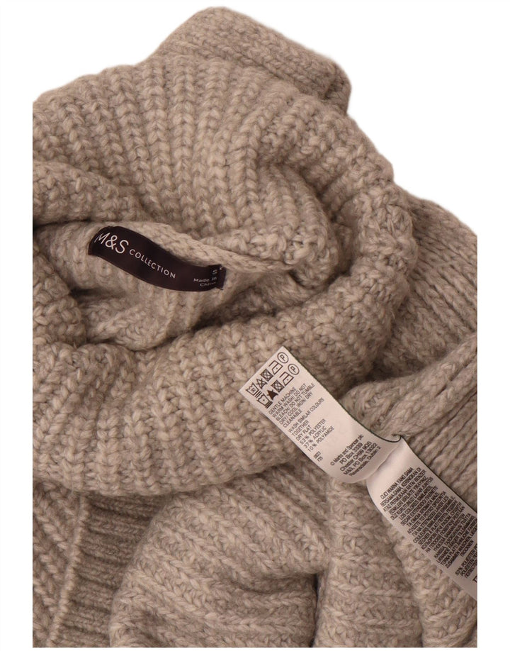 Marks & Spencer ženska majica bez rukava s rol izrezom UK 10 mala siva poliester