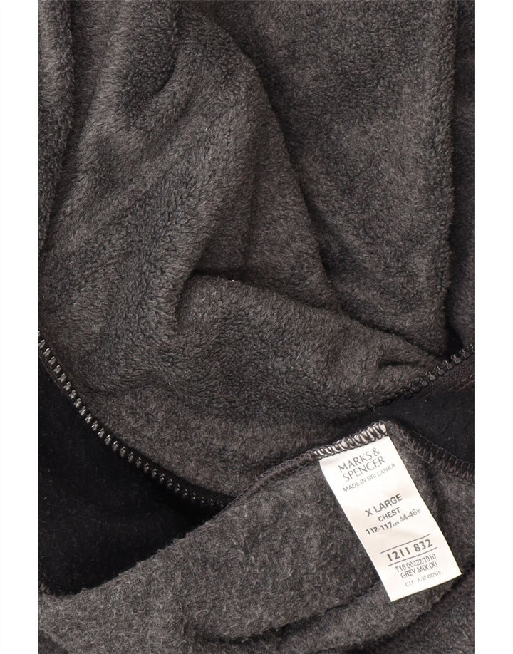 Marks & Spencer muška jakna od flisa UK 42 XL sivi poliester