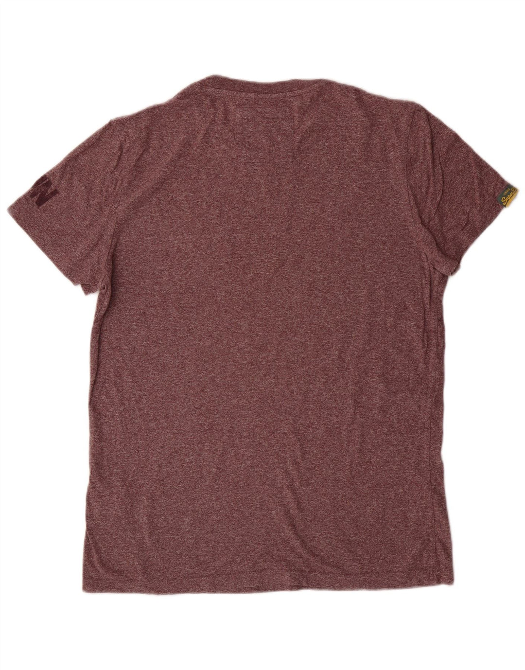 Superdry ženska majica kratkih rukava s grafičkim motivima, veliki kestenjasti flekasti pamuk