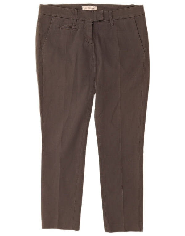 DONDUP Ženske uske chino hlače W28 L28 Sivi pamuk