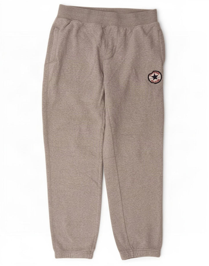 Converse muške trenirke Hlače Joggers srednje sivi pamuk
