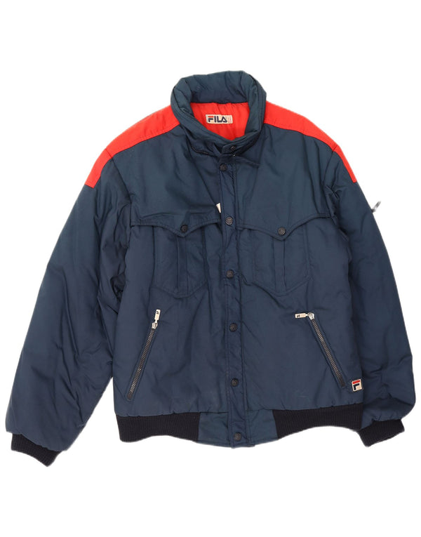Fila muška podstavljena jakna IT 52 XL mornarsko plava poliamidna boja