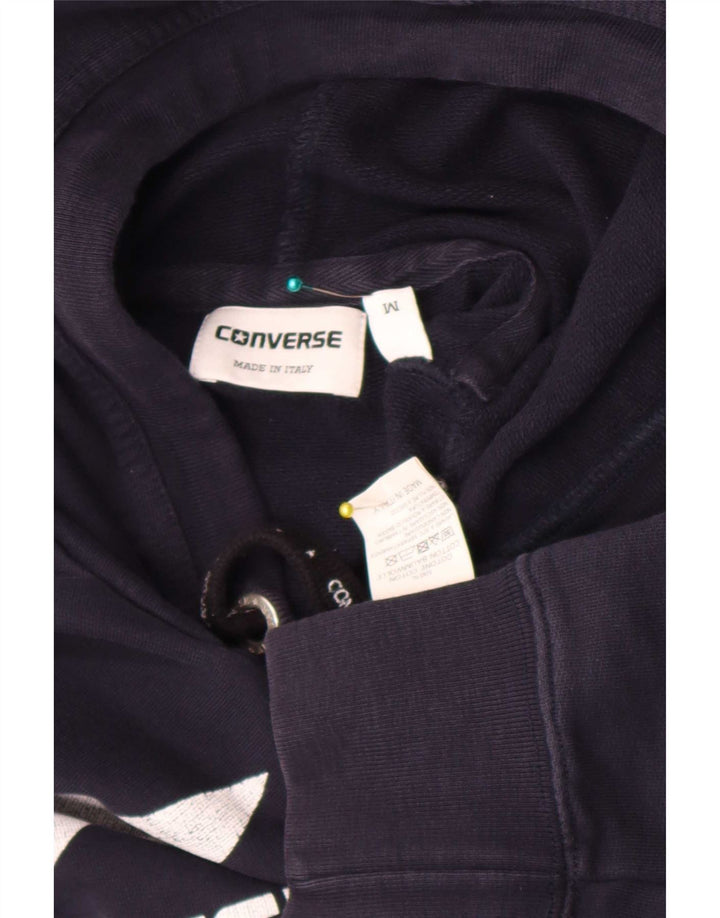Converse muška majica s kapuljačom s kapuljačom Srednje tamnoplavi pamuk