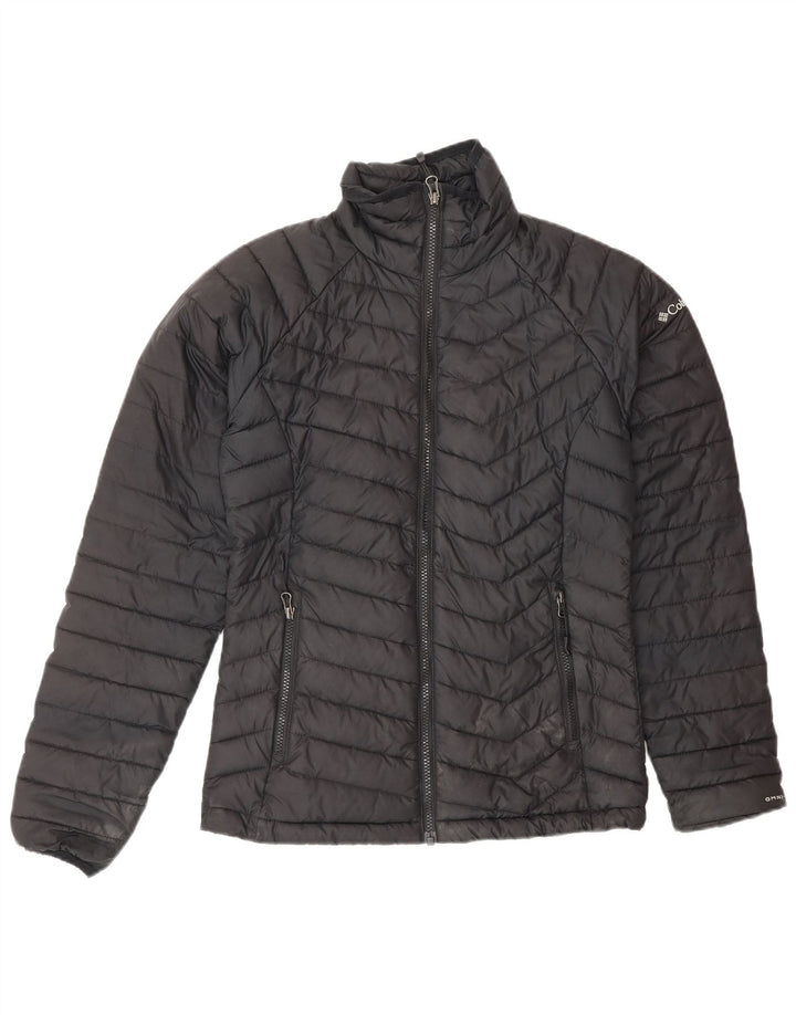 COLUMBIA Womens Omni-Shade Padded Jacket UK 6 XS Black Polyester