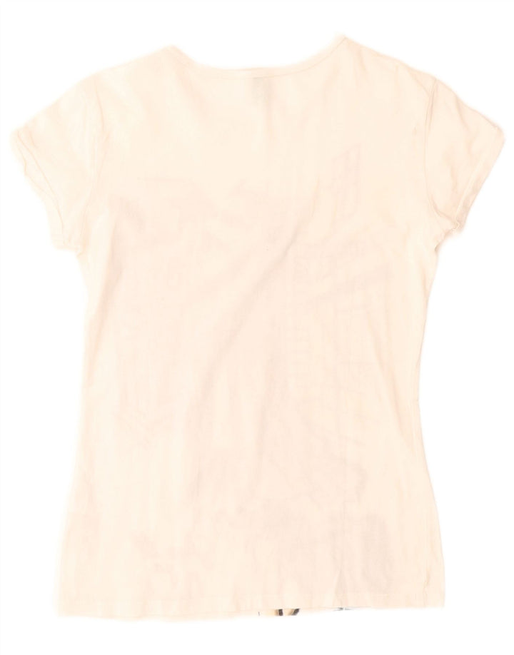 BENETTON majica kratkih rukava za djevojčice 11-12 godina 2XL bijeli pamuk