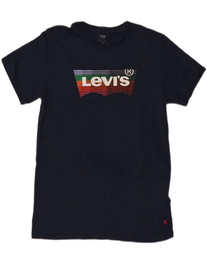 LEVI'S muška majica kratkih rukava s grafičkim motivima Srednji tamnoplavi pamuk