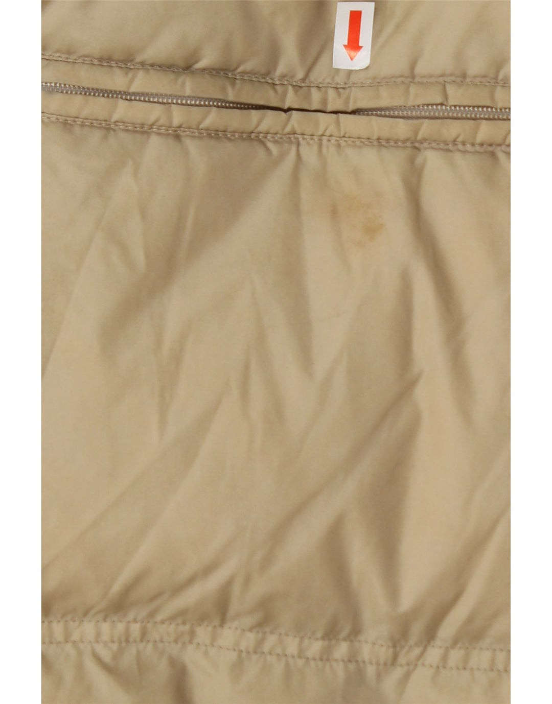 FILA Womens Hooded Padded Coat UK 14 Medium Beige Polyamide Vintage Fila and Second-Hand Fila from Messina Hembry 