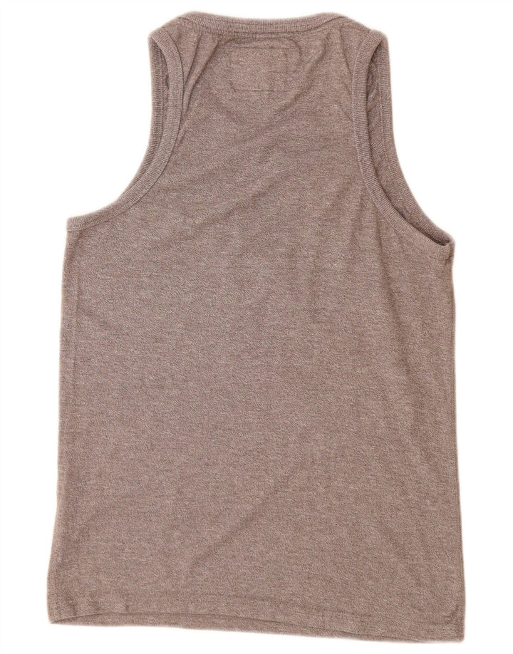 Superdry muški grafički gornji dio prsluka, mali sivi flekasti pamuk