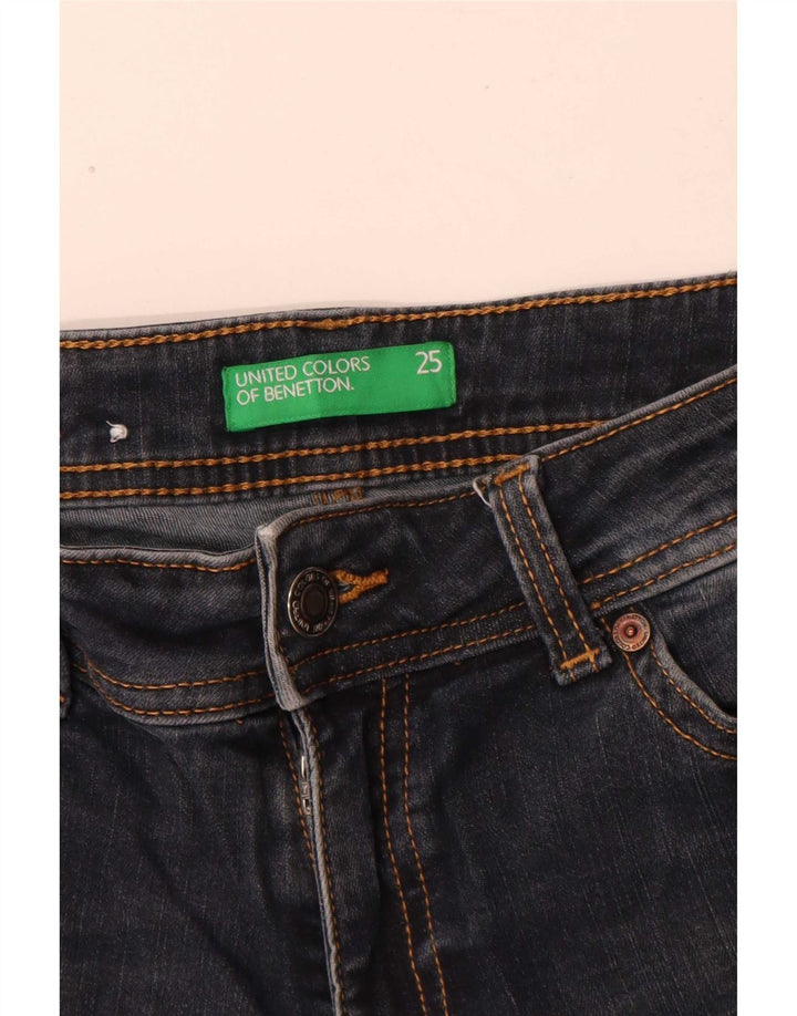 Benetton ženske lepršave traperice W25 L33 Plave