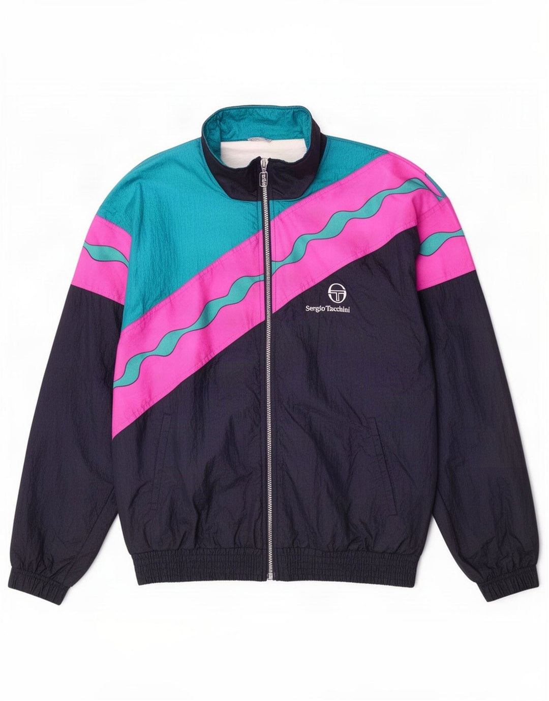 Sergio Tacchini muška gornja jakna za trenirku IT 46 Mala tamnoplava boja
