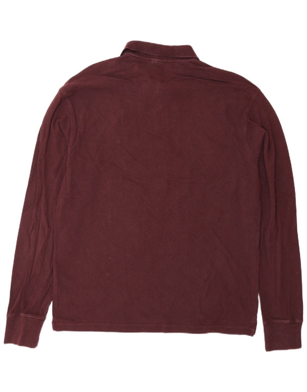 GANT muška pripijena polo majica dugih rukava 3XL, kestenjasti pamuk