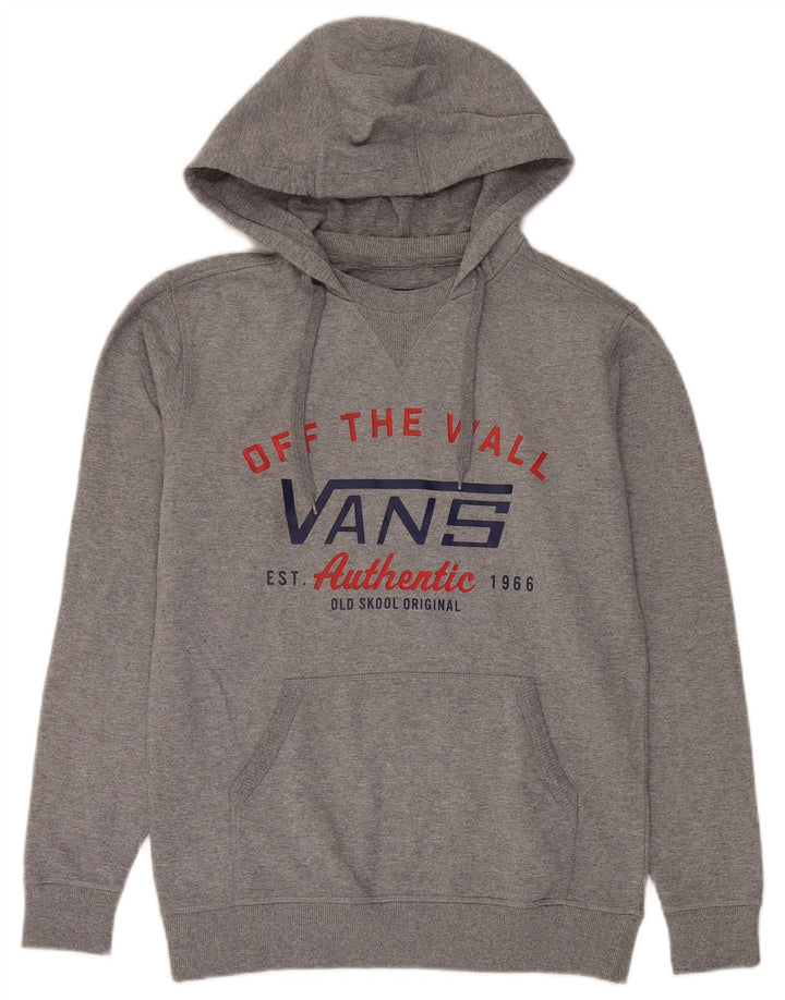 Vans muška majica s kapuljačom s grafičkim motivima XS siva