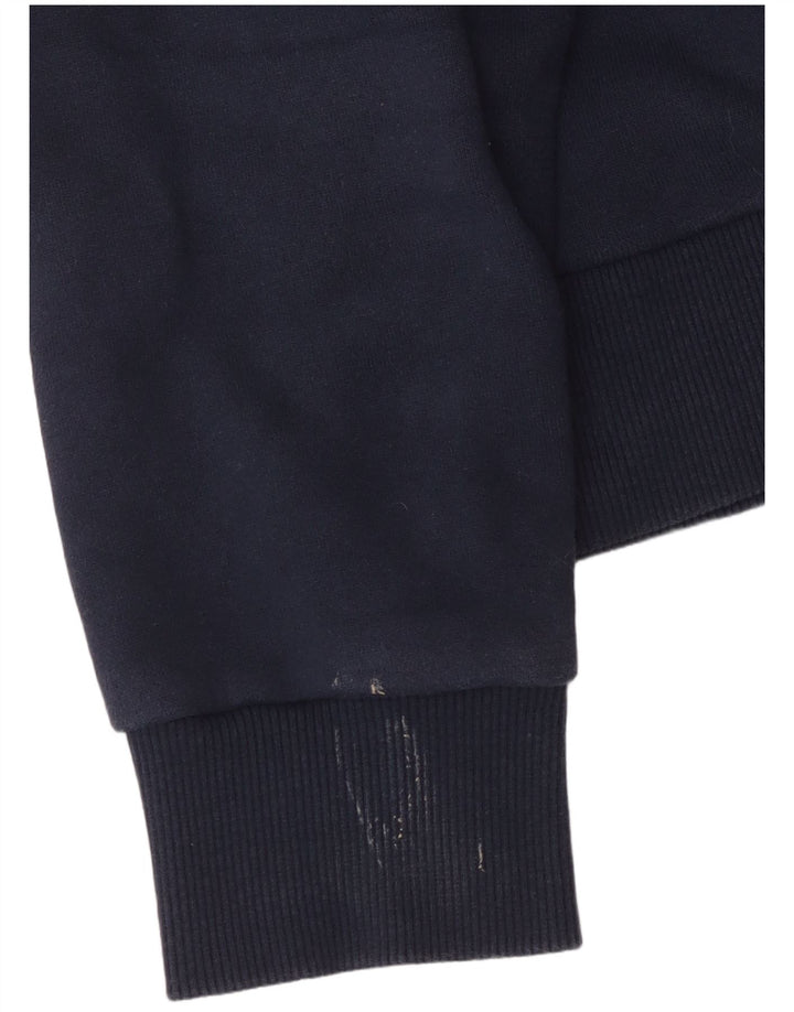 SUPERDRY Ženska majica s kapuljačom s kapuljačom UK 16 Veliki tamnoplavi pamuk