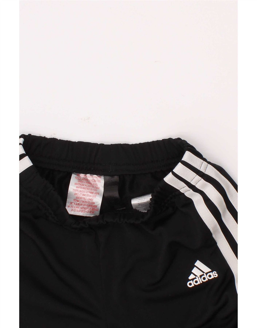 Adidas trenirka za dječake, hlače za trčanje, 5-6 godina, crni poliester