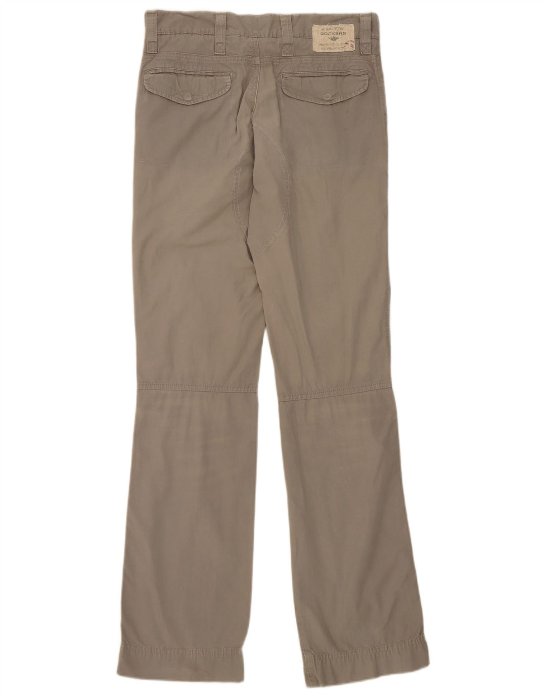 Dockers muške ravne chino hlače kaki boje W30 L32 sive