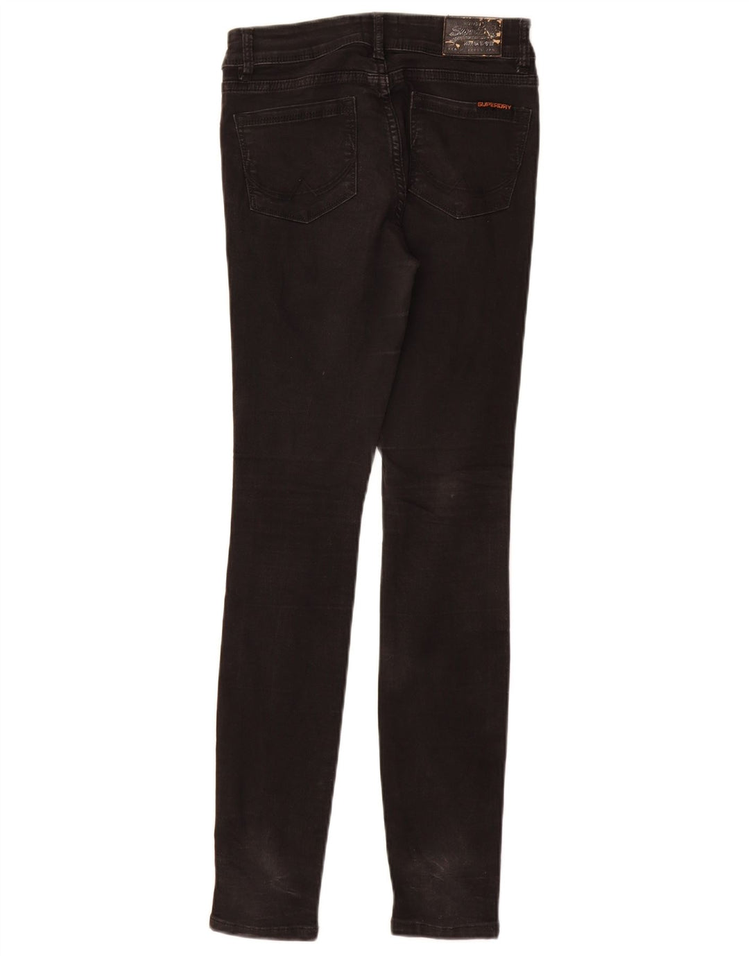 SUPERDRY ženske uske traperice W25 L30 crni pamuk