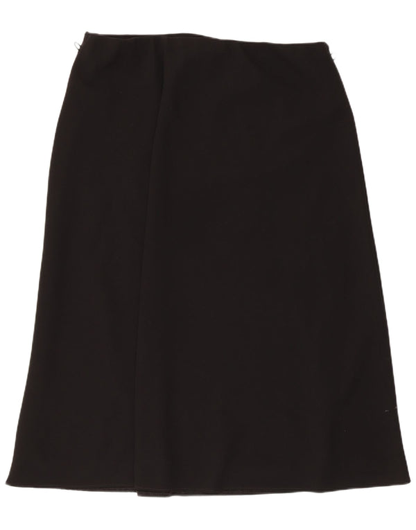 Marks & Spencer ženska suknja A-kroja UK 18 XL W36 crni poliester