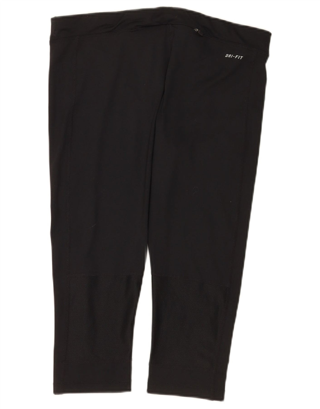 Nike Ženske Dri Fit Capri Leggings UK 14 Veliki crni poliester