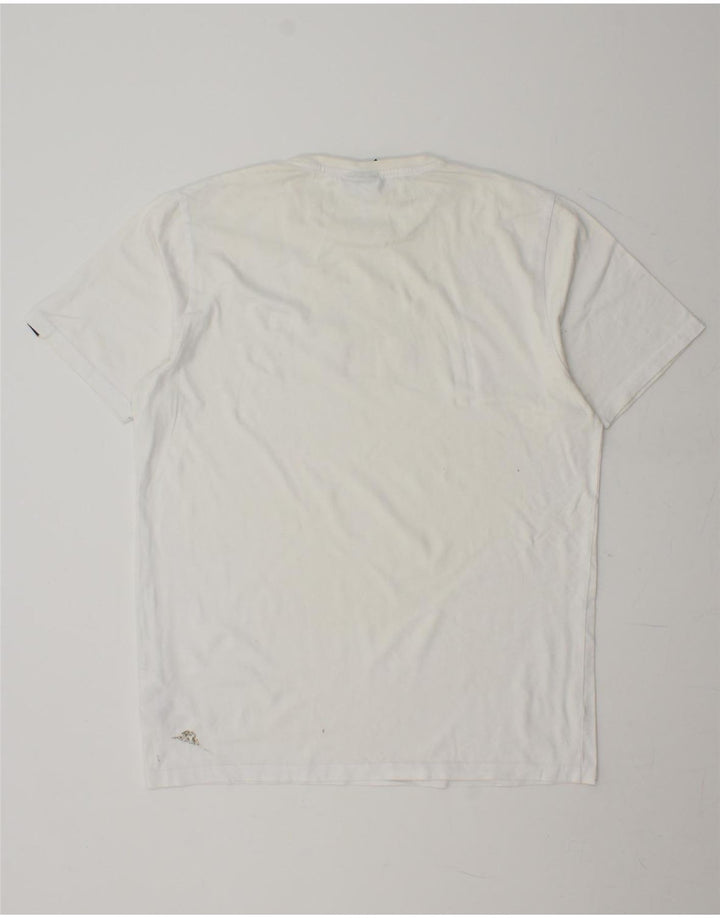 ELLESSE Mens Graphic T-Shirt Top Large White Cotton Vintage Ellesse and Second-Hand Ellesse from Messina Hembry 