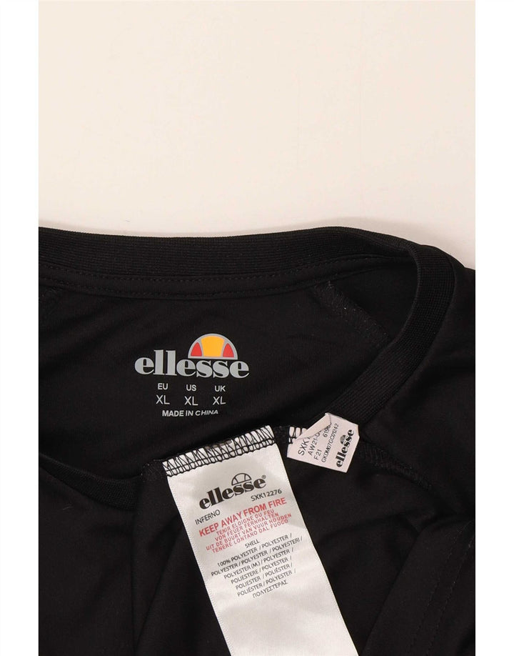 Ellesse muška majica kratkih rukava XL crni poliester