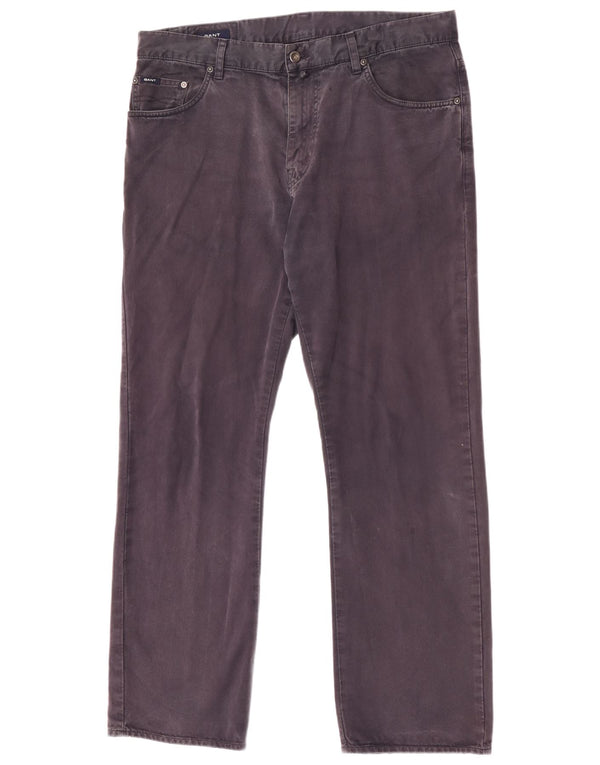 Gant Mens Jason Ležerne hlače regularnog kroja W36 L32 tamnoplavi pamuk