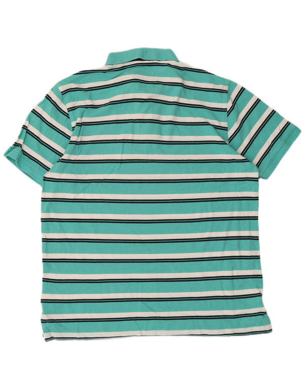 Crew Clothing Muška polo majica XL tirkizno prugasti pamuk
