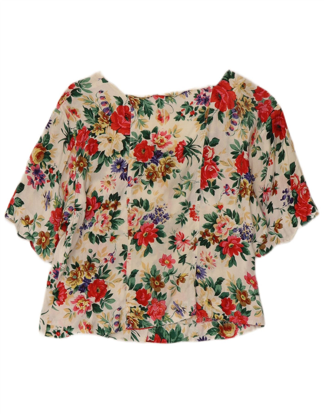 CAPRICCI BY MARCELL Ženska skraćena košulja bluza UK 14 srednje višebojna