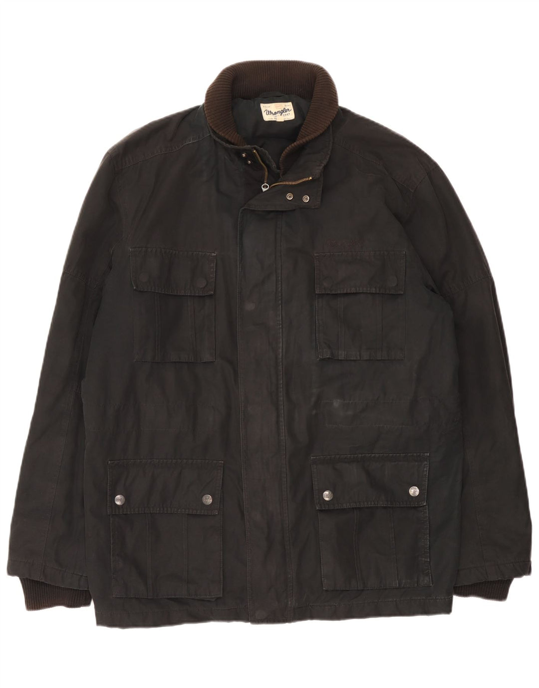 Wrangler muška pomoćna jakna UK 42 XL crni poliester