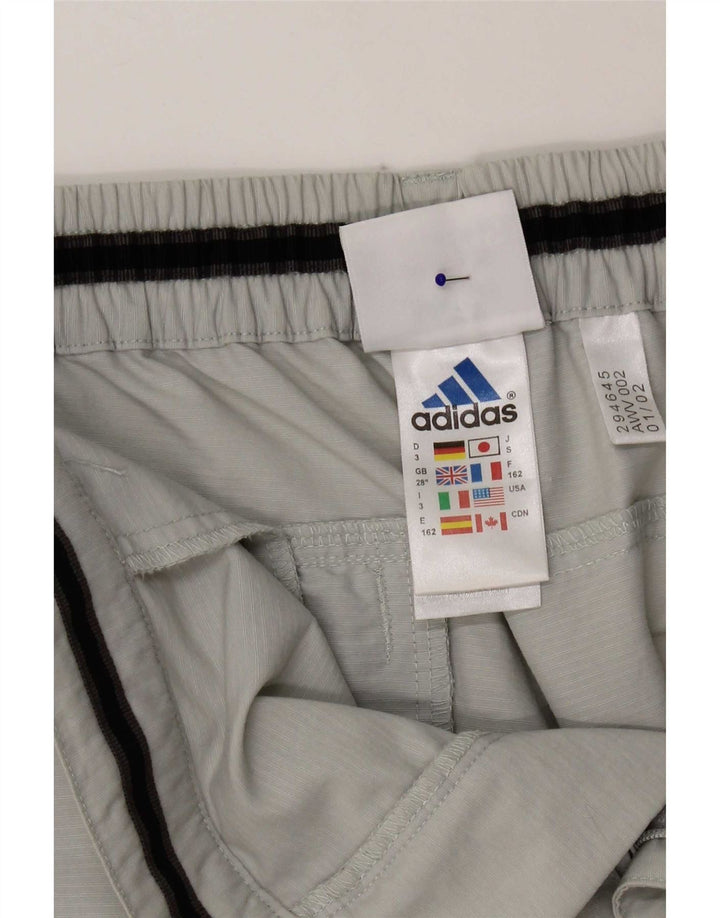 Adidas ženske kapri hlače W28 L20 sivi poliamid