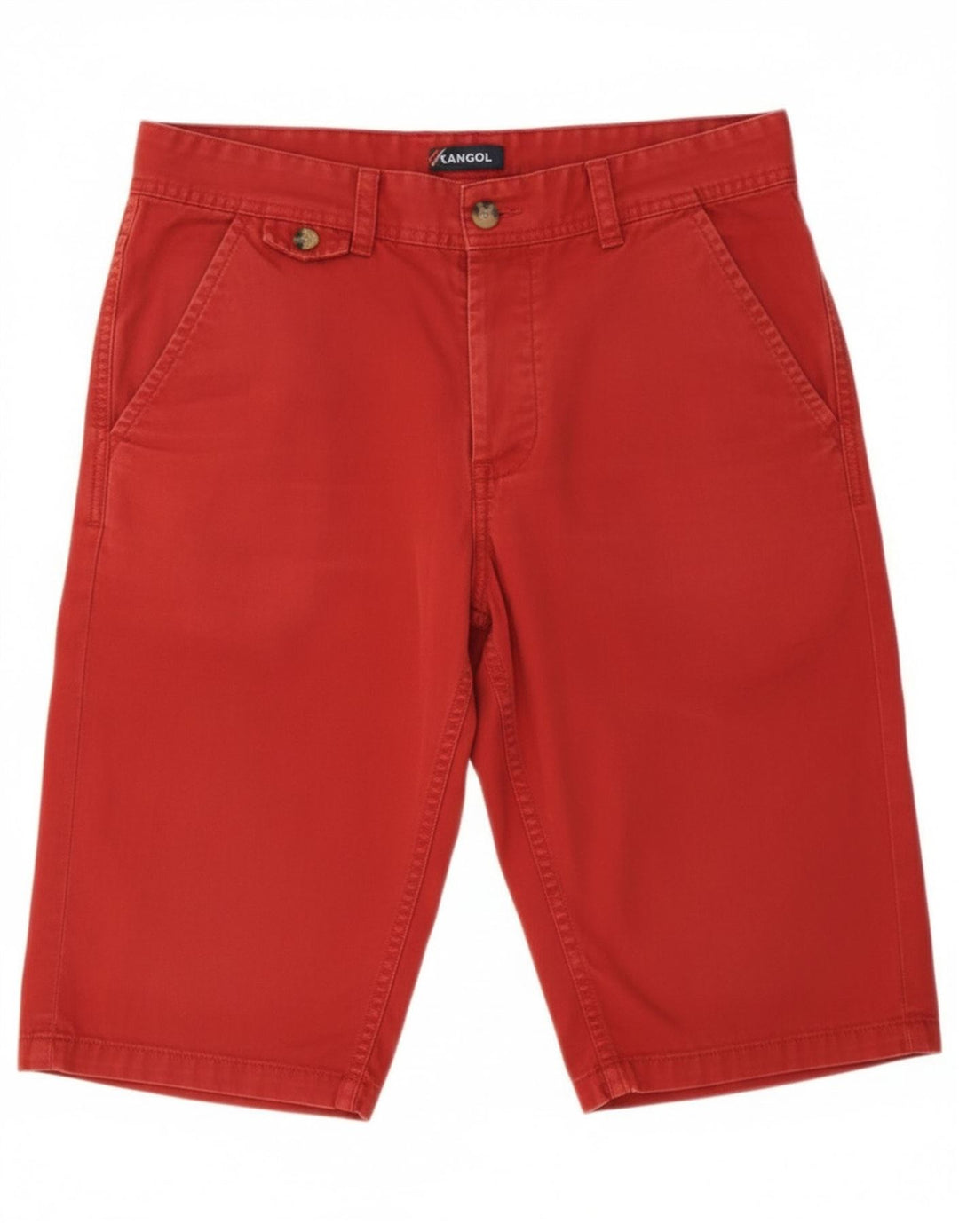 Kangol muške chino kratke hlače male W29, crveni pamuk