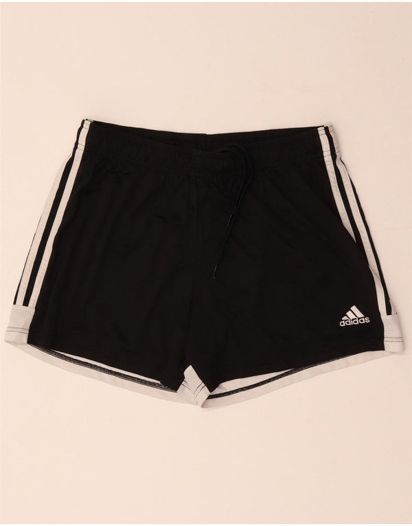 Adidas Womens Aeroready Sport Shorts UK 16/18 Large Black Colourblock