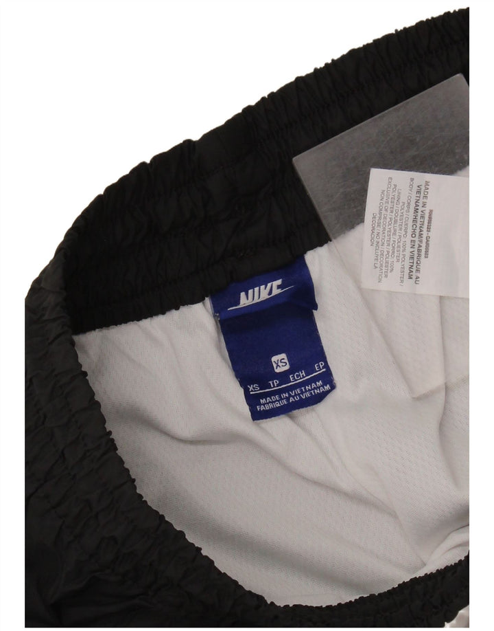 NIKE ženske sportske kratke hlače UK 6 XS crni poliester u boji