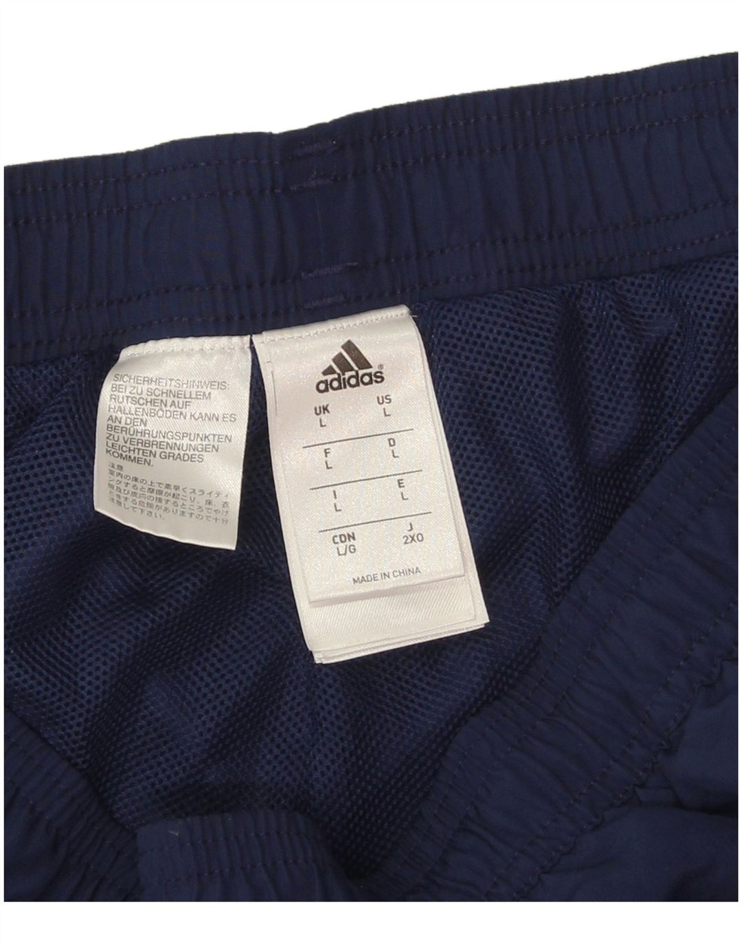 Adidas muške trenirke Hlače Joggers Large tamnoplavi poliester