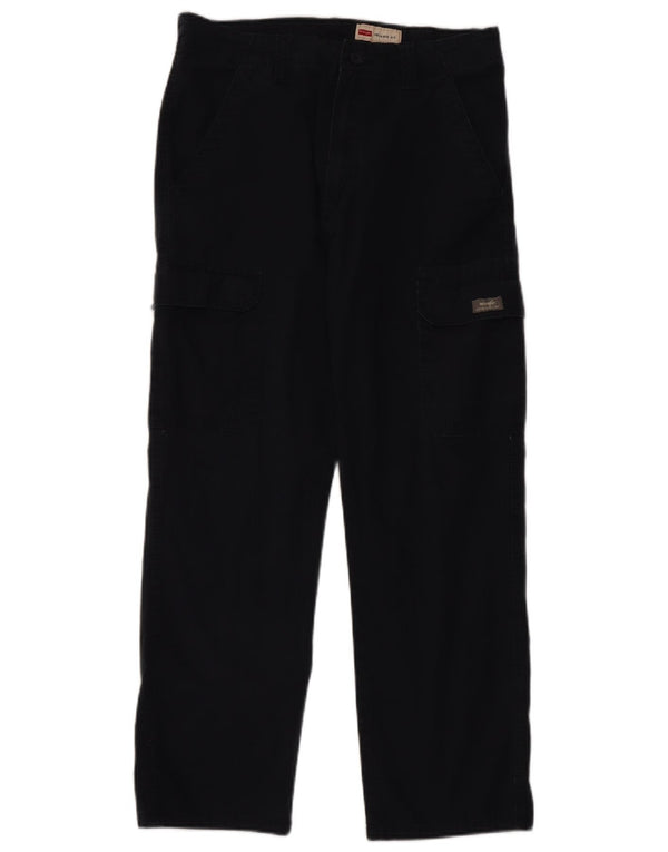 WRANGLER Muške kargo hlače opuštenog kroja W32 L32 tamnoplavi pamuk