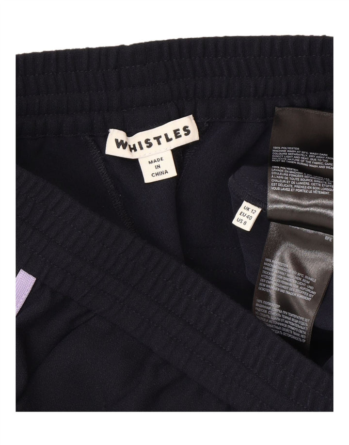 Ženske trenirke Whistles UK 12 Medium tamnoplavi poliester na pruge