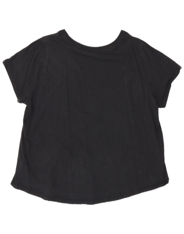 Nike Ženska majica kratkih rukava s grafičkim motivima UK 20 2XL crni pamuk