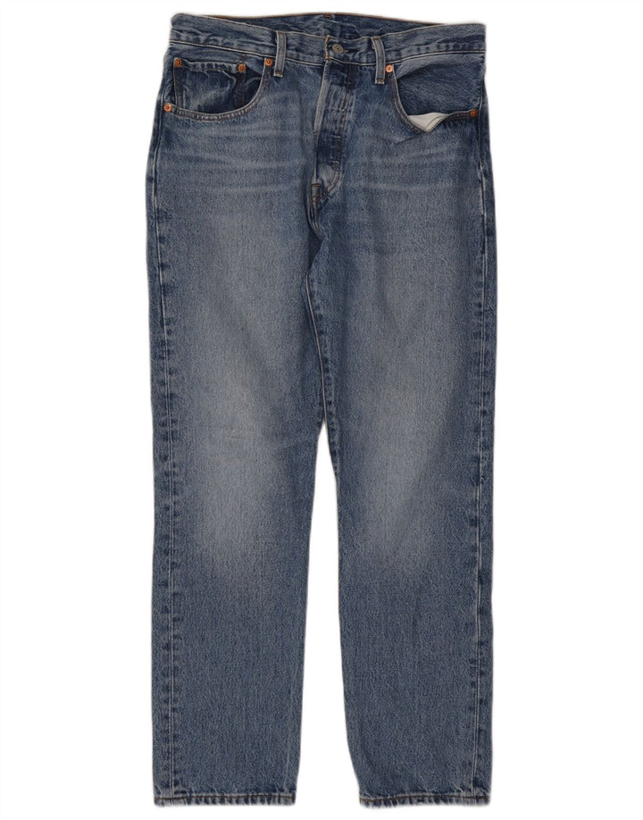 Levi's muške 501 ravne traperice W30 L28 plavi pamuk