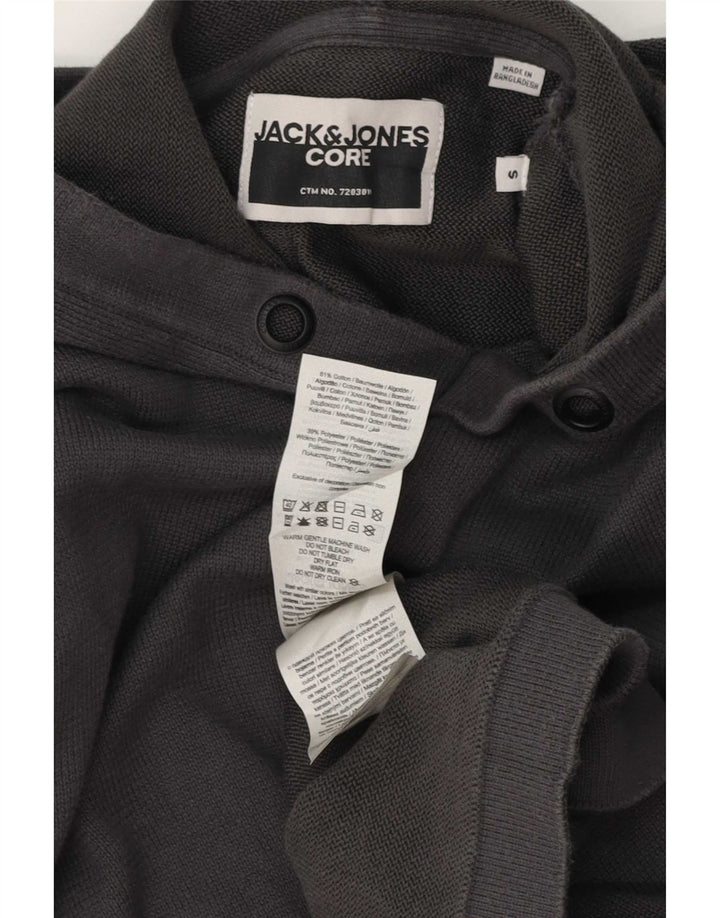 Jack & Jones muška majica s kapuljačom Mali sivi pamuk
