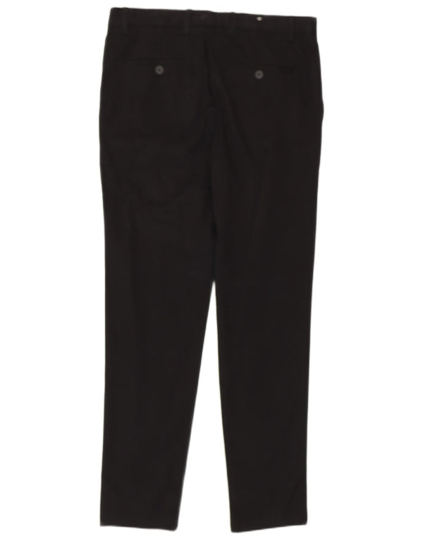 ZARA muške uske hlače EU 42 Large W32 L31 crni pamuk