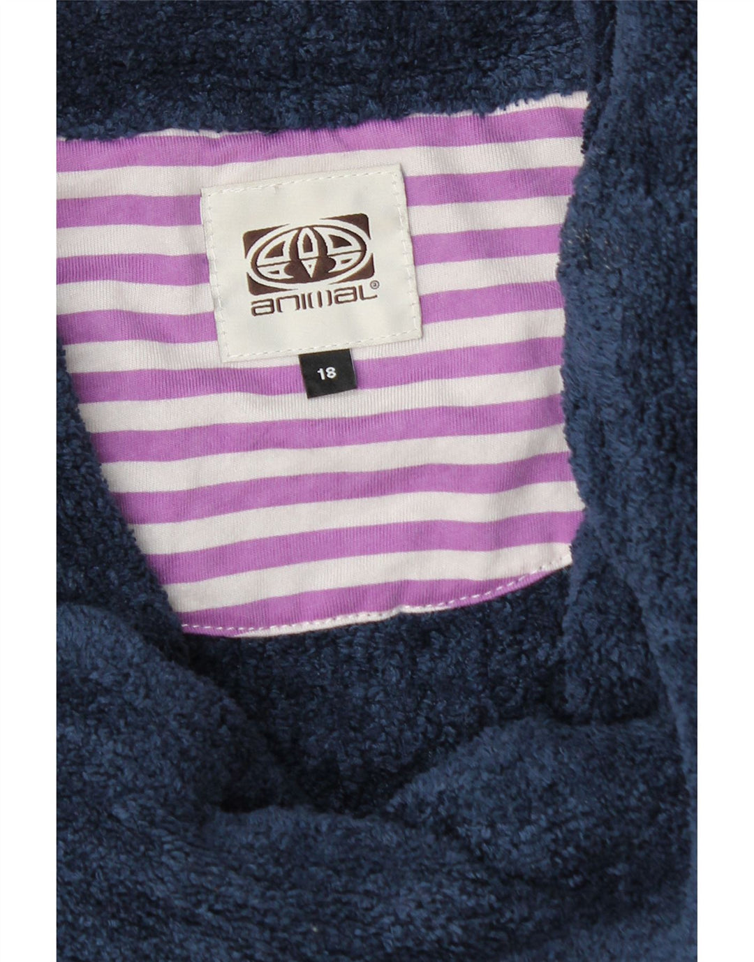 ANIMAL ženski flis džemper s rol izrezom UK 18 XL tamnoplavi poliester