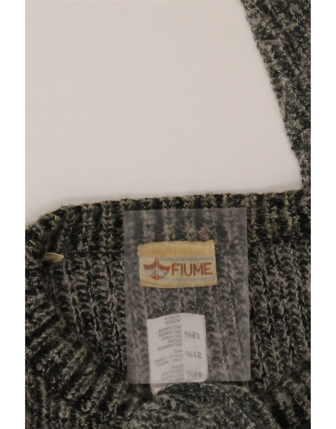 FIUME muški džemper s okruglim izrezom 2XL sivi akril u boji