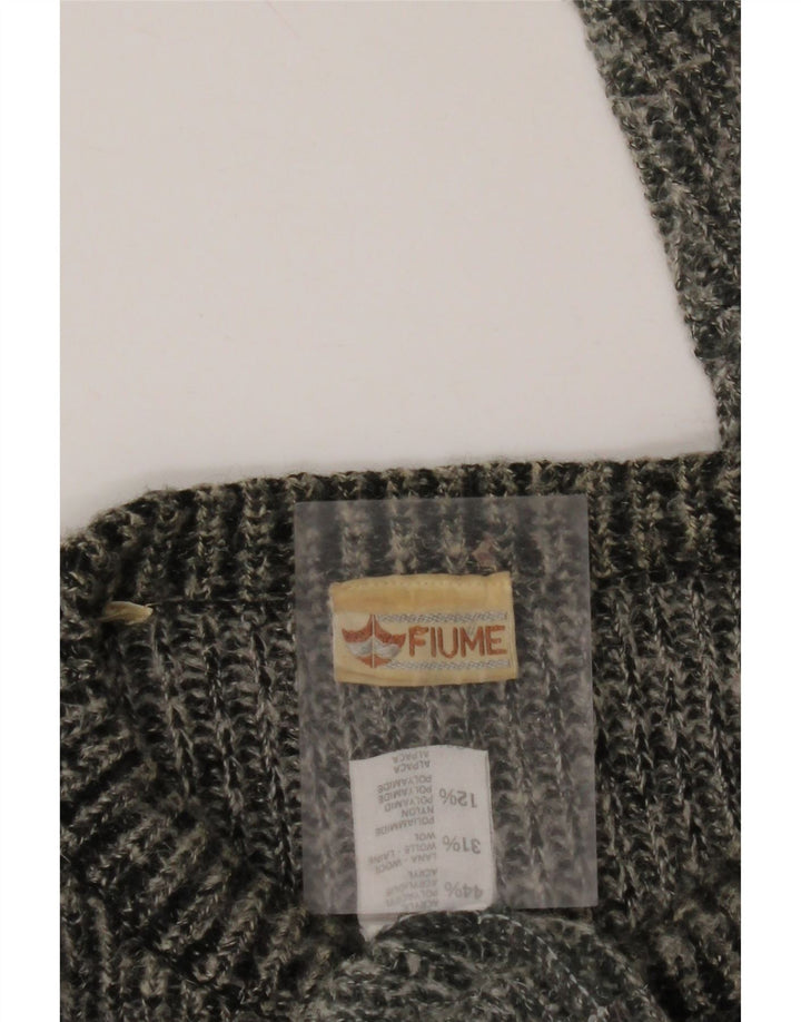 FIUME muški džemper s okruglim izrezom 2XL sivi akril u boji