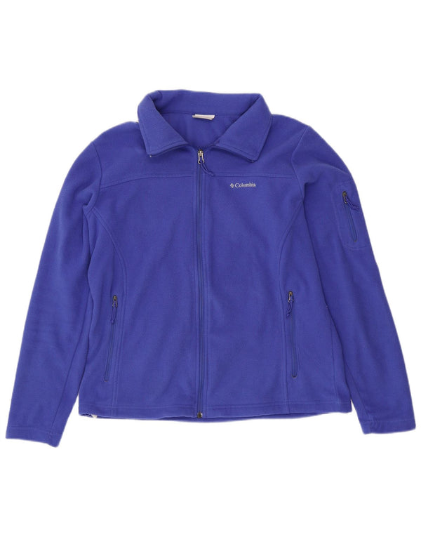 COLUMBIA ženska jakna od flisa UK 16 veliki plavi poliester
