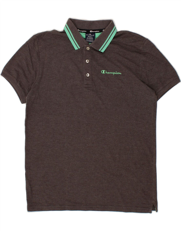 CHAMPION Mens Polo Shirt Small Grey Vintage Champion and Second-Hand Champion from Messina Hembry 