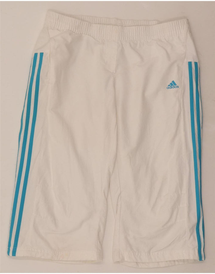 Adidas ženske sportske kratke hlače bermuda UK 14 srednji bijeli poliester