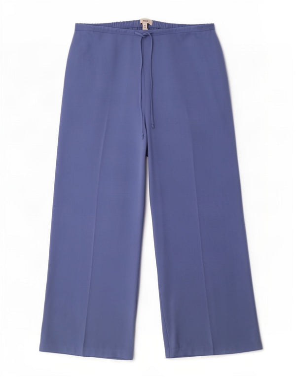Marks & Spencer ženske ležerne hlače visokog struka UK 20 2XL W40 L29 plava