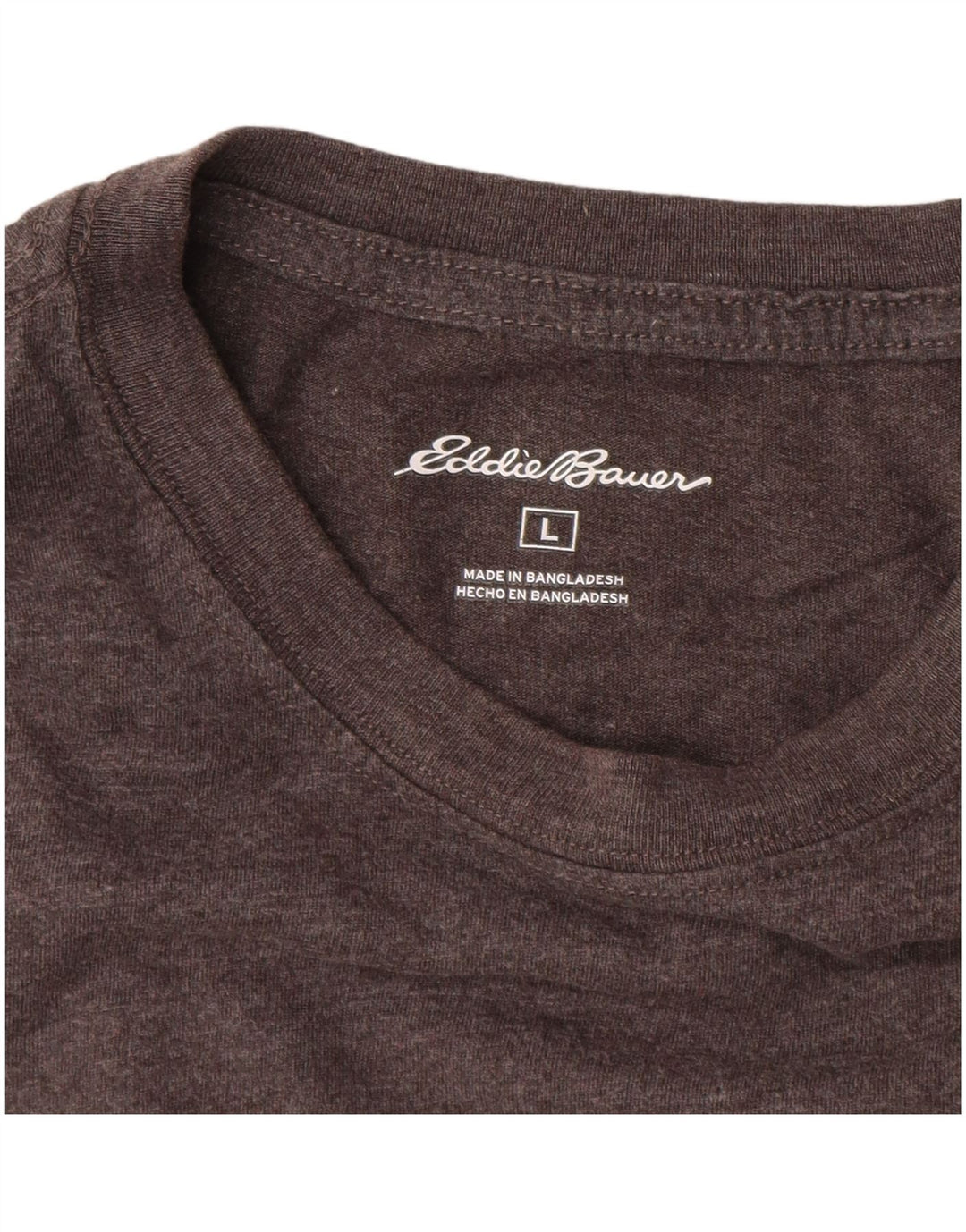 EDDIE BAUER Muška majica dugih rukava, veliki sivi pamuk